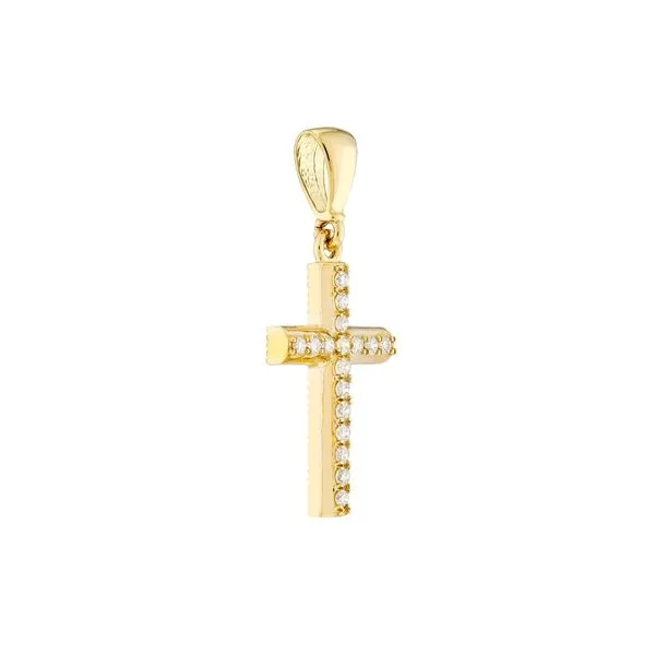 DIAMOND CROSS PENDANT Image 2 Blue Water Jewelers Saint Augustine, FL