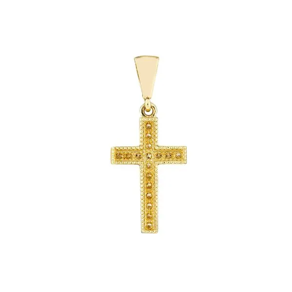 DIAMOND CROSS PENDANT Image 3 Blue Water Jewelers Saint Augustine, FL