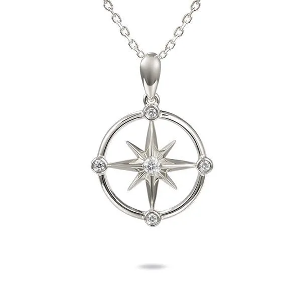 Diamond Pendant Blue Water Jewelers Saint Augustine, FL