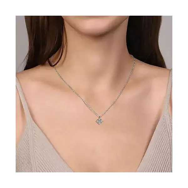 Diamond Pendant Necklace Image 3 Blue Water Jewelers Saint Augustine, FL