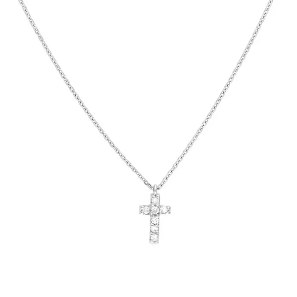 DIAMOND CROSS PENDANT ADJUSTABLE NECKLACE Blue Water Jewelers Saint Augustine, FL