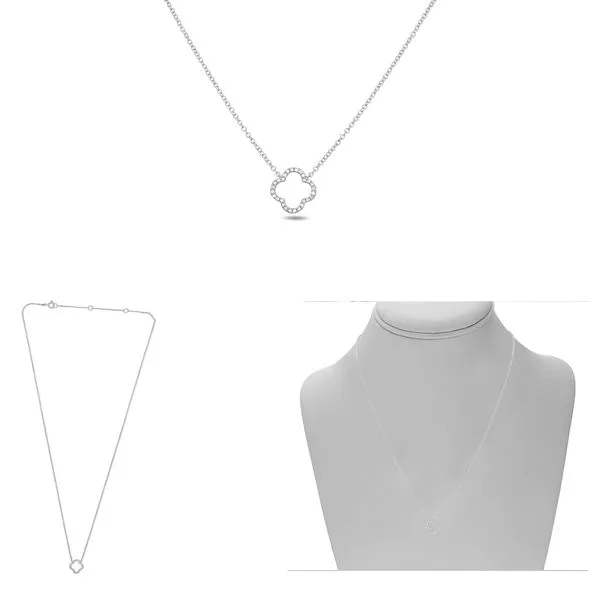 DIAMOND CLOVER PENDANT NECKLACE Blue Water Jewelers Saint Augustine, FL