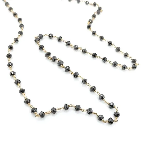 BLACK DIAMOND NECKLACE Image 3 Blue Water Jewelers Saint Augustine, FL