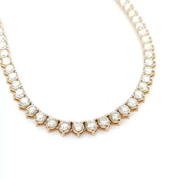 DIAMOND TENNIS NECKLACE Image 3 Blue Water Jewelers Saint Augustine, FL