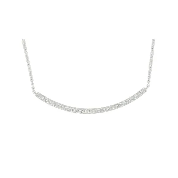 0.63 TCW DIAMOND BAR PENDANT NECKLACE Blue Water Jewelers Saint Augustine, FL