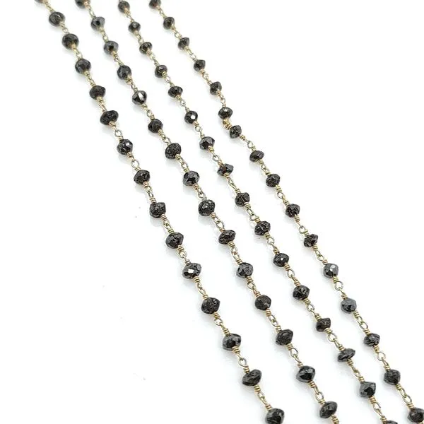 14.20 TCW BLACK DIAMOND NECKLACE Blue Water Jewelers Saint Augustine, FL