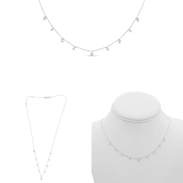 DIAMOND 0.13 TCW STATIONS OF HANGING PENDANTS Blue Water Jewelers Saint Augustine, FL