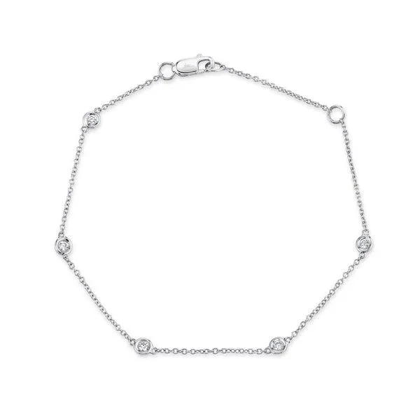 DIAMOND ANKLET BRACELET Blue Water Jewelers Saint Augustine, FL