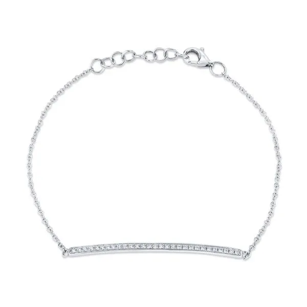 0.17 TCW DIAMOND BAR BRACELET Blue Water Jewelers Saint Augustine, FL