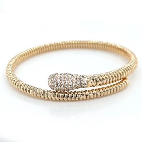 0.63 TCW DIAMOND WRAP ALBERO BANGLE Blue Water Jewelers Saint Augustine, FL