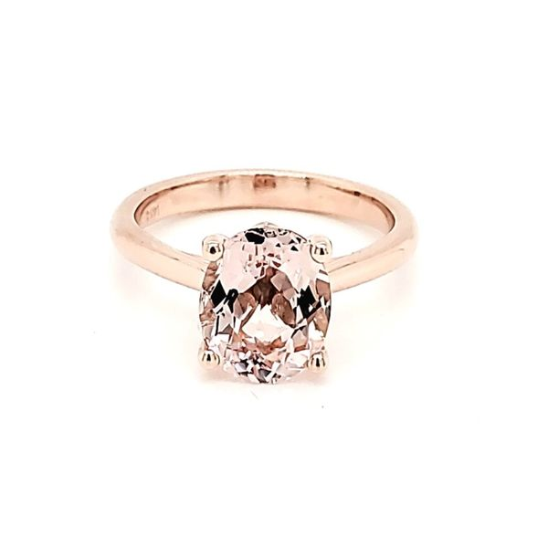 Oval Morganite Ring Blue Water Jewelers Saint Augustine, FL