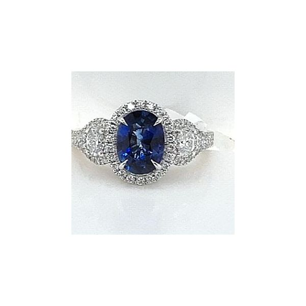 Natural Sapphire Blue Colored Stone Rings Blue Water Jewelers Saint Augustine, FL