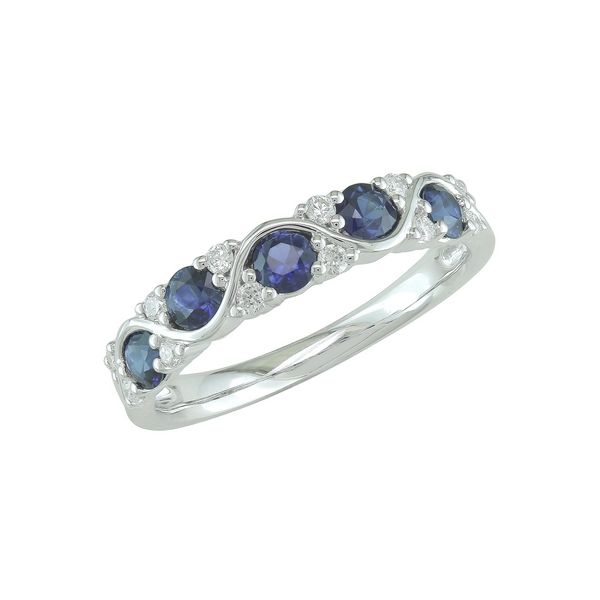 SAPPHIRE DIAMOND RING Blue Water Jewelers Saint Augustine, FL