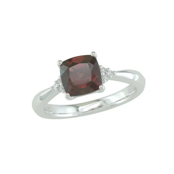 GARNET DIAMOND RING Blue Water Jewelers Saint Augustine, FL