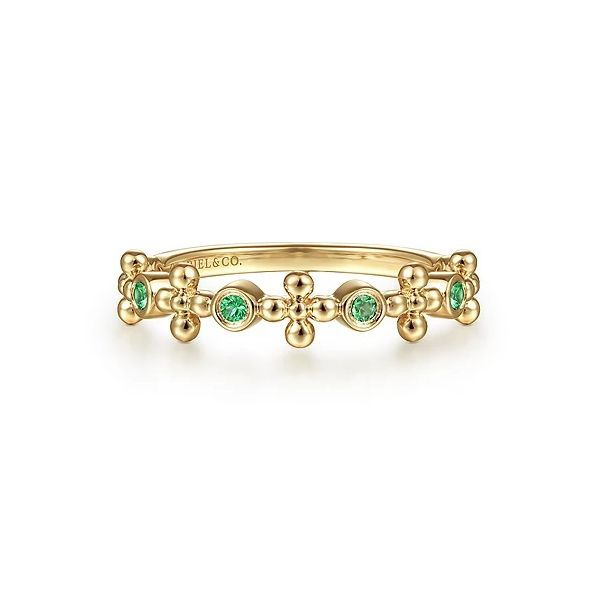 GOLD EMERALD RING Blue Water Jewelers Saint Augustine, FL