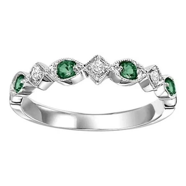 Emerald & Diamond Ring Blue Water Jewelers Saint Augustine, FL
