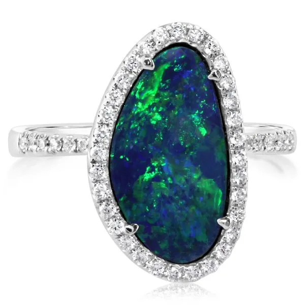 COLORED STONE RING - AUSTRALIAN OPAL Blue Water Jewelers Saint Augustine, FL