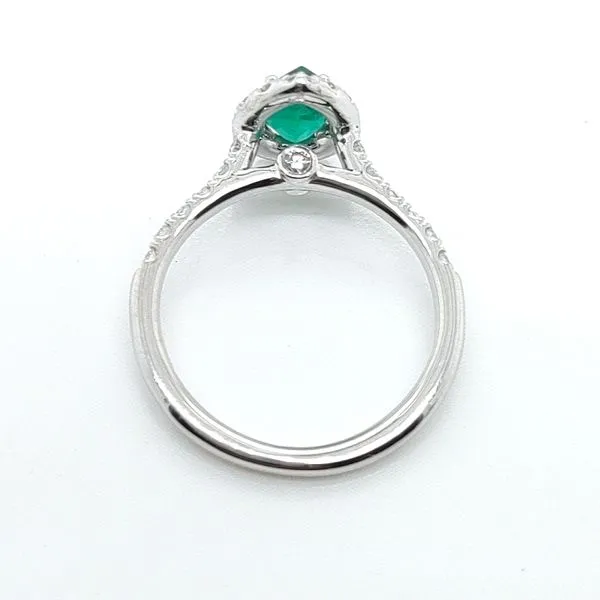 EMERALD AND DIAMOND RING Image 3 Blue Water Jewelers Saint Augustine, FL