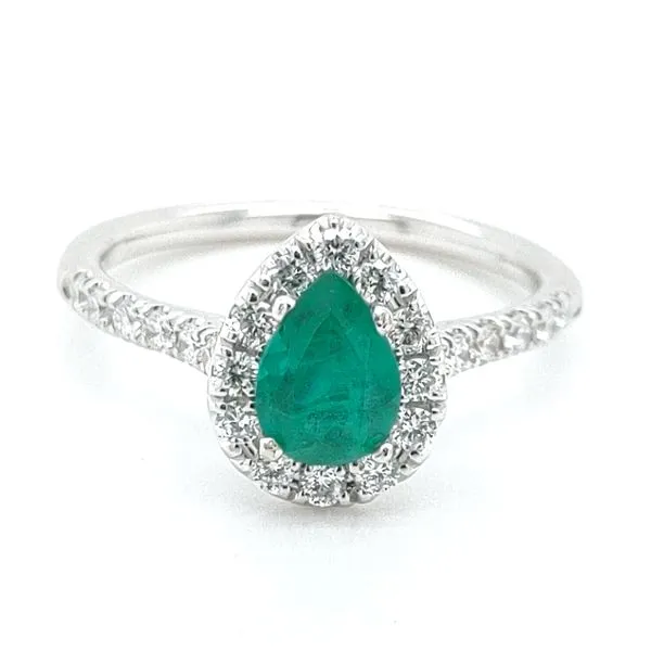 EMERALD AND DIAMOND RING Blue Water Jewelers Saint Augustine, FL