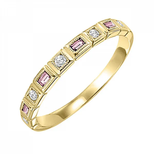 PINK TOURMALINE AND DIAMOND RING Blue Water Jewelers Saint Augustine, FL