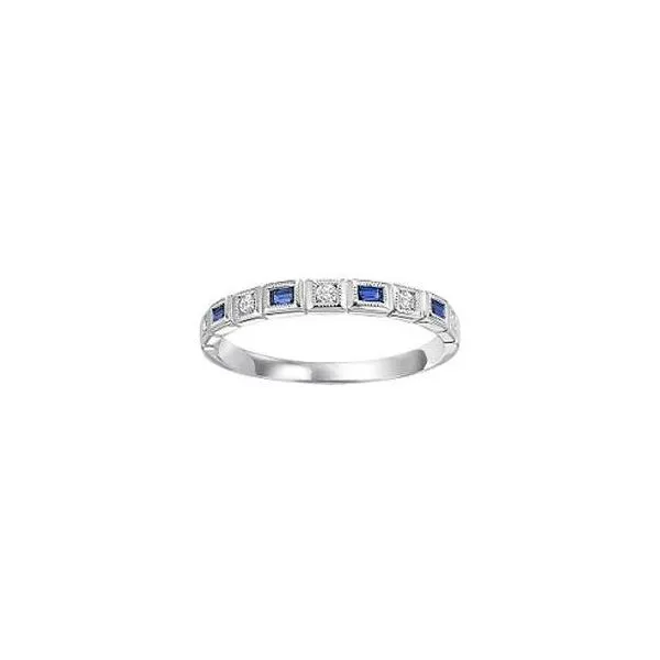 SAPPHIRE AND DIAMOND RING Blue Water Jewelers Saint Augustine, FL