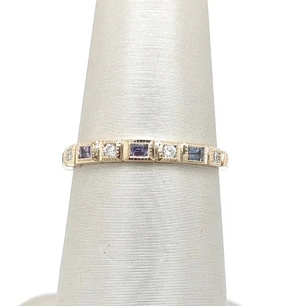 ALEXANDRITE AND DIAMOND STACKABLE RING Blue Water Jewelers Saint Augustine, FL