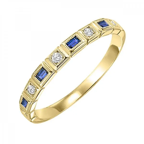 SAPPHIRE AND DIAMOND RING Blue Water Jewelers Saint Augustine, FL