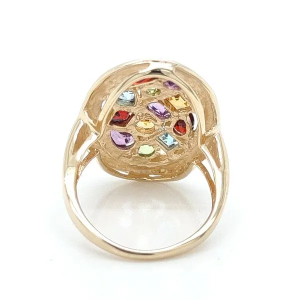 MULTI-GEMSTONE OVAL SHAPED RING Image 4 Blue Water Jewelers Saint Augustine, FL
