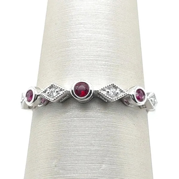 RUBY 0.14TCW DIAMOND 0.04TCW RING Blue Water Jewelers Saint Augustine, FL