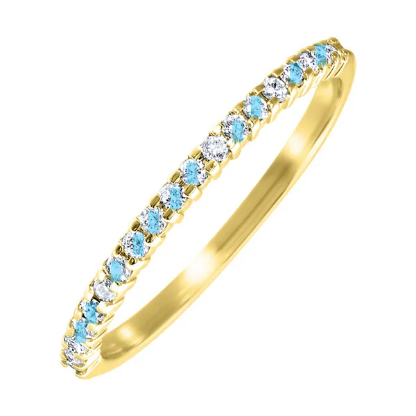 AQUA 0.20TCW RING - SIZE 6.5 Blue Water Jewelers Saint Augustine, FL