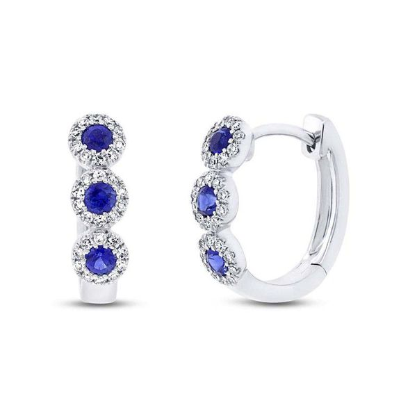 Sapphire Earrings Blue Water Jewelers Saint Augustine, FL