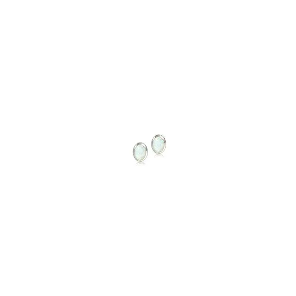OPAL STUD SILVER EARRINGS Blue Water Jewelers Saint Augustine, FL