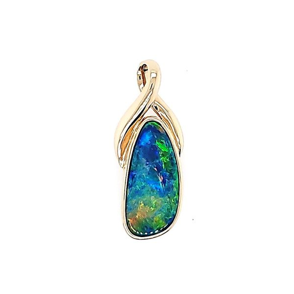 Australian Opal Doublet pendant Blue Water Jewelers Saint Augustine, FL