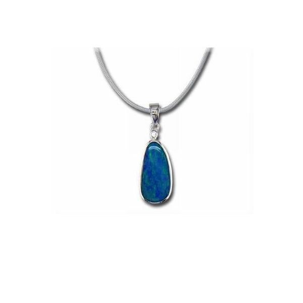 Colored Stone Pendant Blue Water Jewelers Saint Augustine, FL