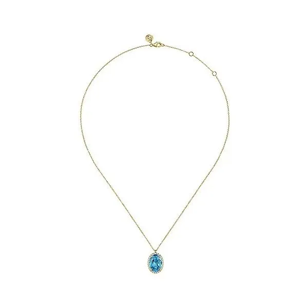 COLORED STONE PENDANT NECKLACE Image 2 Blue Water Jewelers Saint Augustine, FL