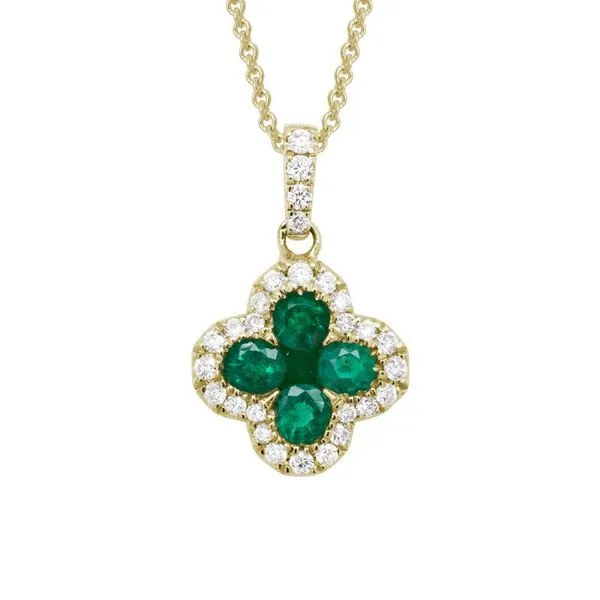 Colored Stone Pendant with Chain Blue Water Jewelers Saint Augustine, FL