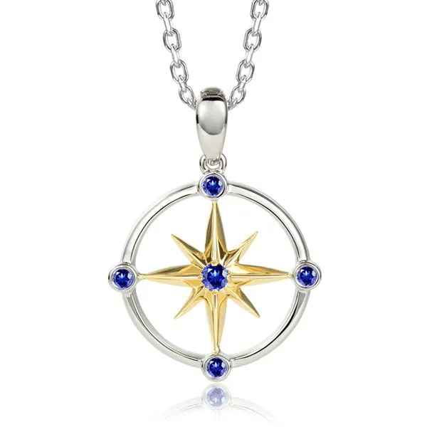 Sapphire Colored Stone Pendants Blue Water Jewelers Saint Augustine, FL
