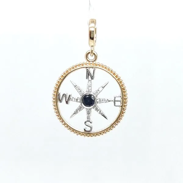 COLORED STONE AND DIAMOND PENDANT Blue Water Jewelers Saint Augustine, FL