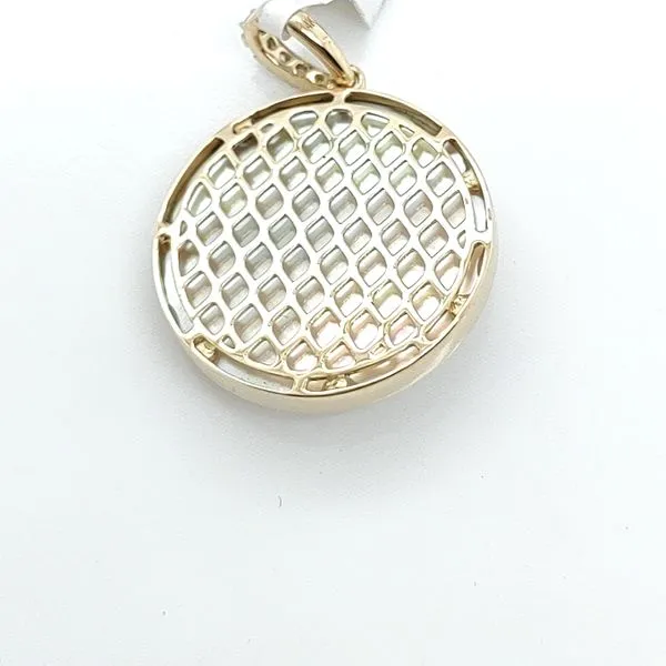 MOTHER OF PEARL & DIAMOND SEA TURTLE MOTHER & MINI PENDANT Image 2 Blue Water Jewelers Saint Augustine, FL