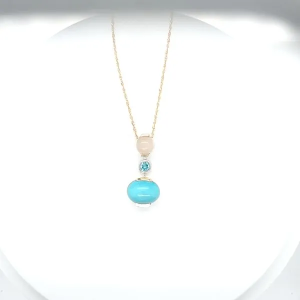 TURQUOISE ONE OF A KIND NECKLACE Image 2 Blue Water Jewelers Saint Augustine, FL