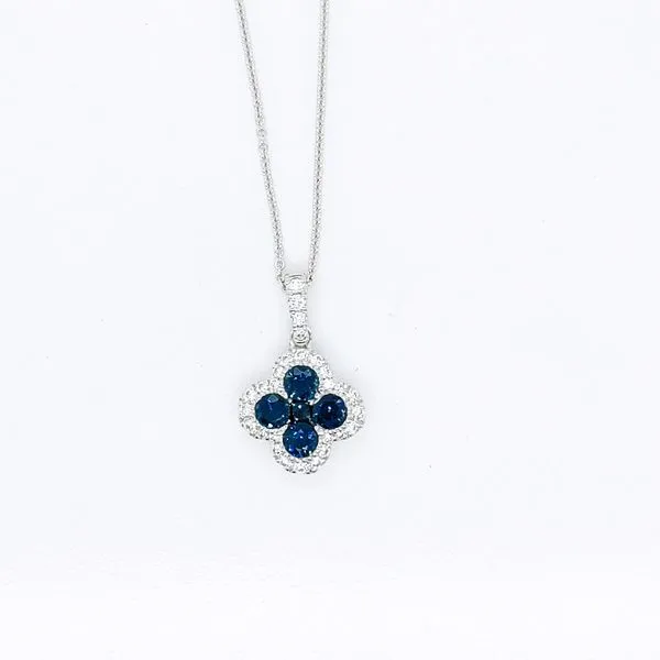 BLUE SAPPHIRE NECKLACE Blue Water Jewelers Saint Augustine, FL