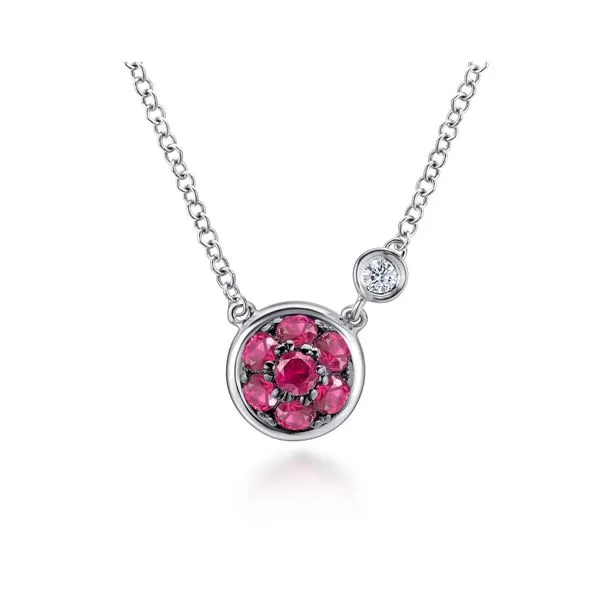 LUSSO RUBY PENDANT NECKLACE Blue Water Jewelers Saint Augustine, FL