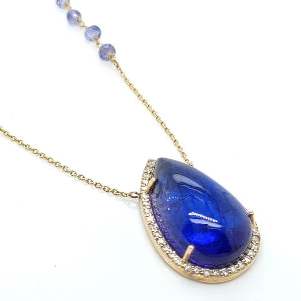COLORED STONE & DIAMOND NECKLACE Image 4 Blue Water Jewelers Saint Augustine, FL