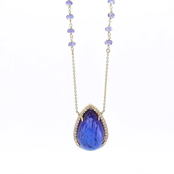 COLORED STONE & DIAMOND NECKLACE Blue Water Jewelers Saint Augustine, FL