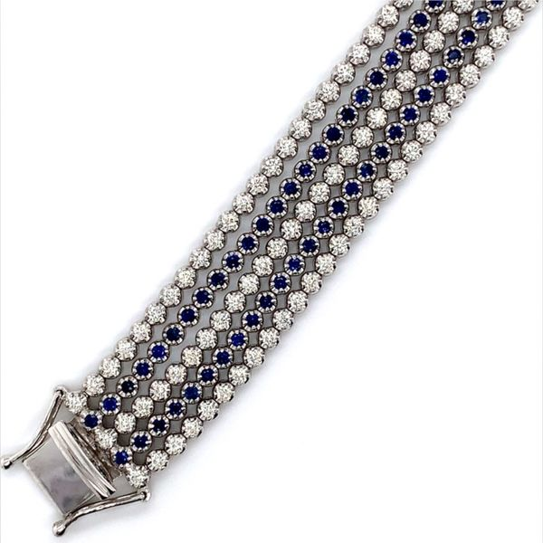 Diamond Colored Stone Bracelet Blue Water Jewelers Saint Augustine, FL