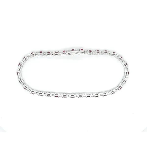 RUBY AND DIAMOND BRACELET Image 3 Blue Water Jewelers Saint Augustine, FL