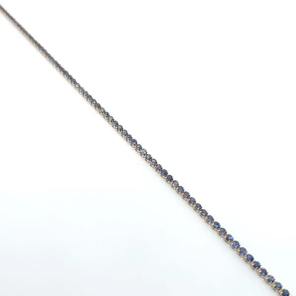 BLUE SAPPHIRE 1.60 TCW MICRO-TENNIS BRACELET Blue Water Jewelers Saint Augustine, FL