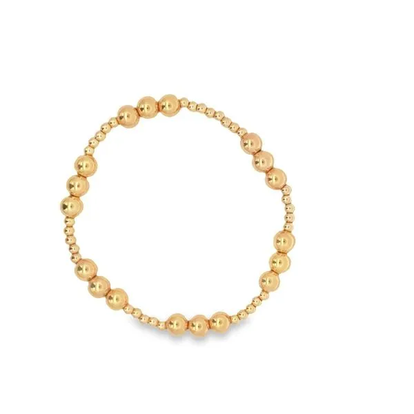 GOLD FILLED BIG/LITTLE BEAD BRACELET Blue Water Jewelers Saint Augustine, FL