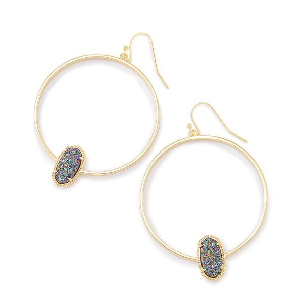 Elora Hoop Earrings Blue Water Jewelers Saint Augustine, FL