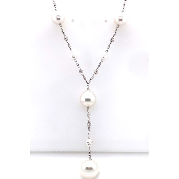 Fancy Link Pearls Necklace Blue Water Jewelers Saint Augustine, FL